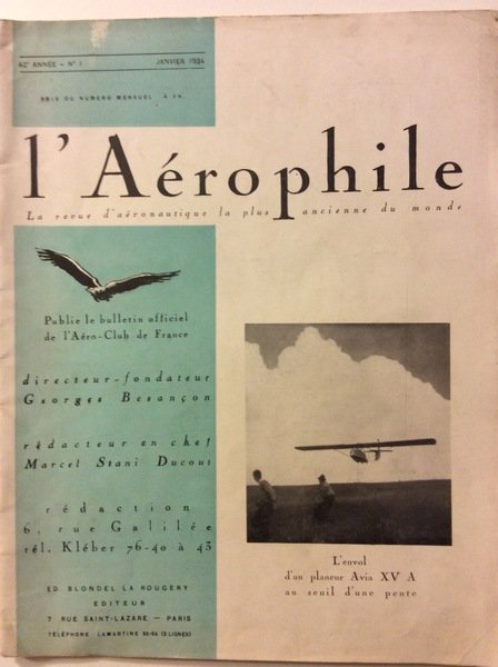 L'AEROPHILE. 1911. - Revue technique et pratique des Locomotions Aériennes. …
