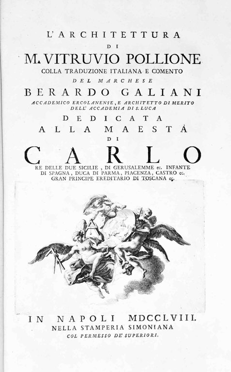 L'ARCHITETTURA DI M. VITRUVIO POLLIONE. - Colla traduzione italiana e …