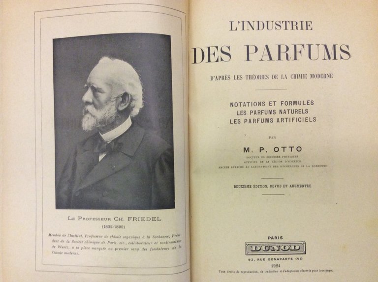 L'INDUSTRIE DES PARFUMS. - D'après les théories de la chimie …