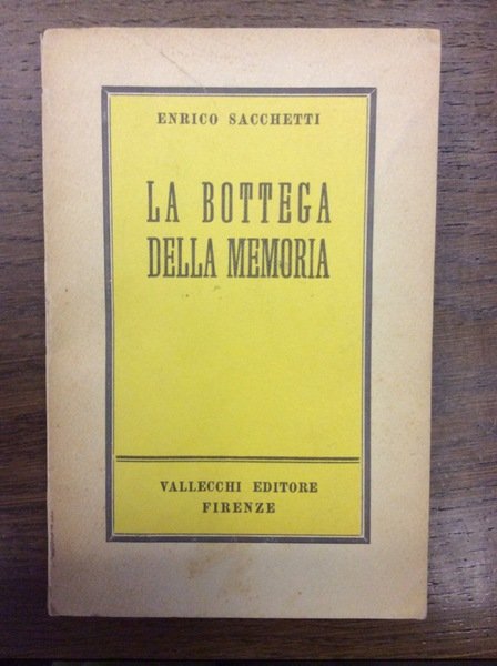 LA BOTTEGA DELLA MEMORIA.