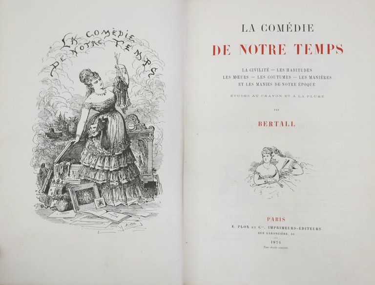 LA COMEDIE DE NOTRE TEMPS. - Etudes au crayon et …