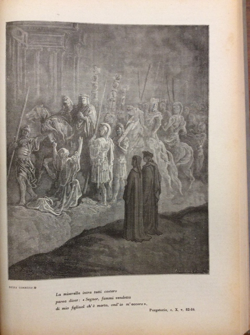 LA DIVINA COMMEDIA. - Commentata da Giuseppe Villaroel. Illustrata da …