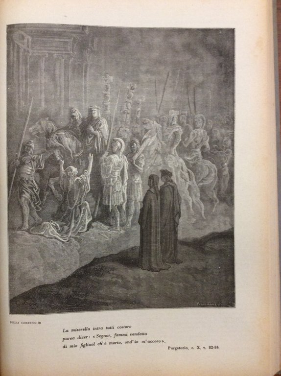 LA DIVINA COMMEDIA. - Commentata da Giuseppe Villaroel. Illustrata da Gustavo doré.