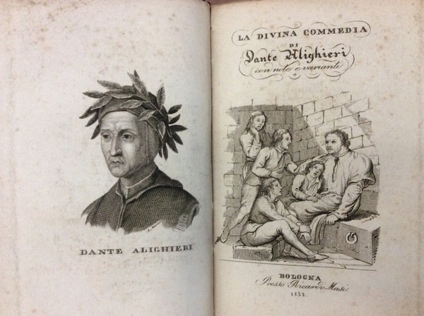 LA DIVINA COMMEDIA. - Con varianti estratte dal Codice Bartoliniano … | Immagine principale