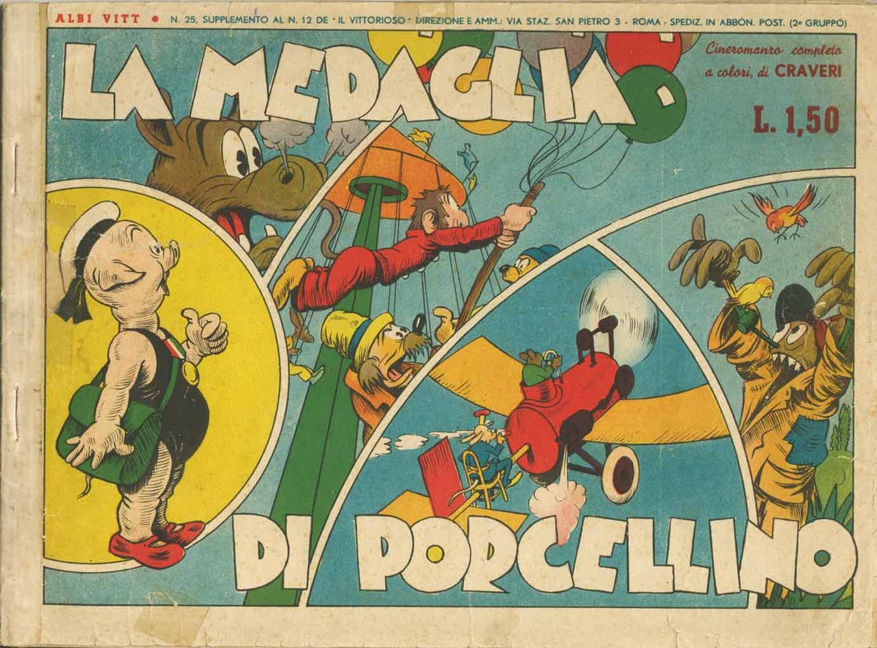 LA MEDAGLIA DI PORCELLINO. - Albi Vitt - N. 25, … | Immagine principale