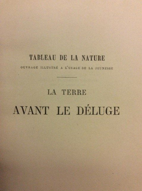 LA TERRE AVANT LE DELUGE.