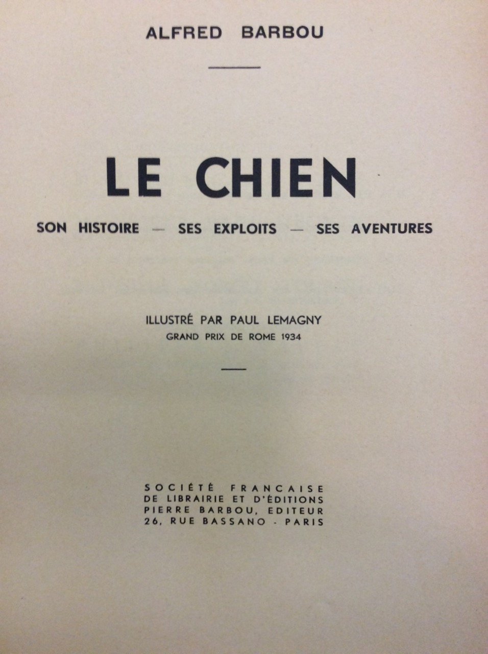 LE CHIEN. - Son histoire - Ses exploits - Ses … | Immagine principale