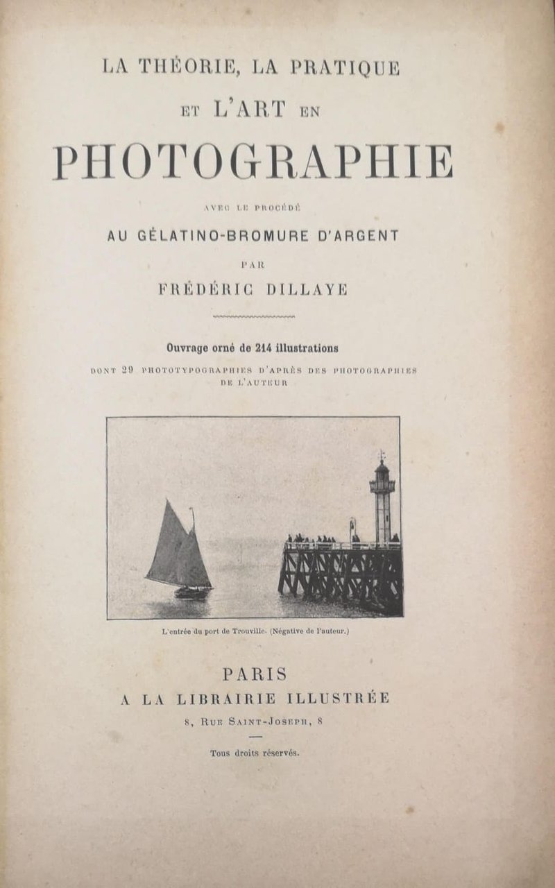 LE DÉVELOPPEMENT EN PHOTOGRAPHIE AVEC LE PROCÉDÉ AU GÉLATINO-BROMURE D'ARGENT. …