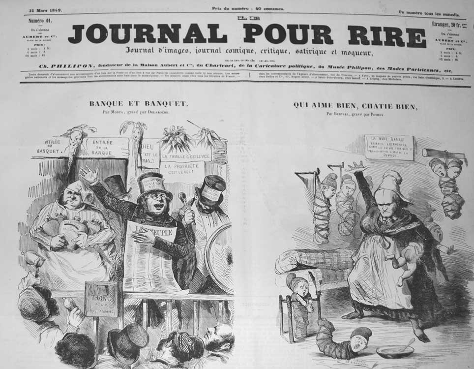 LE JOURNAL POUR RIRE. - Journal d'images, journal comique, critique, …