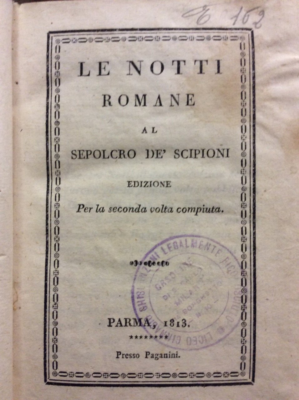 LE NOTTI ROMANE AL SEPOLCRO DE' SCIPIONI. - Edizione completa … | Immagine principale