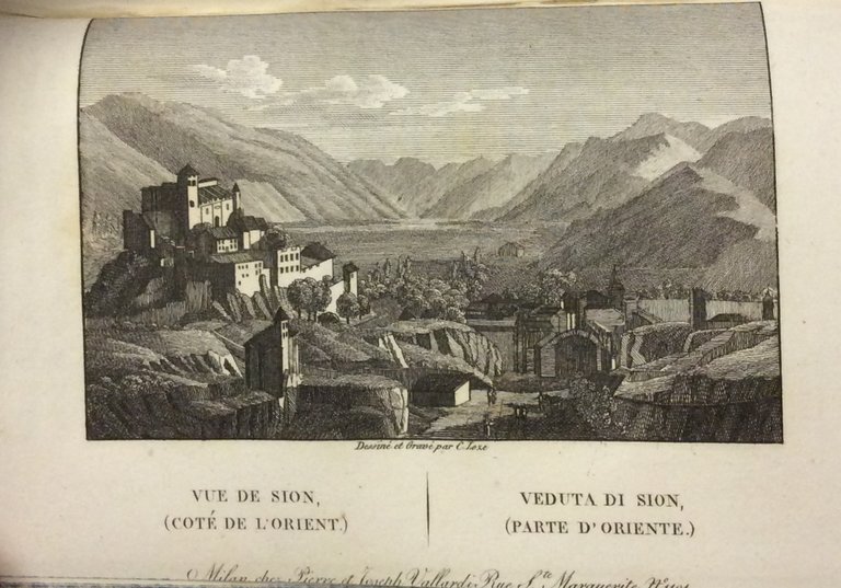 LE SIMPLON. PROMENADE PITTORESQUE DE GENEVE A MILAN.