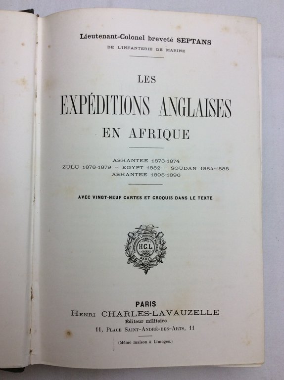 LES EXPEDITIONS ANGLAISES EN AFRIQUE.