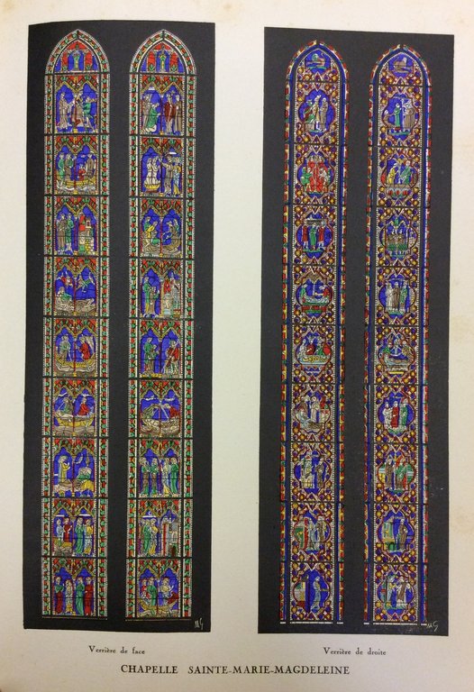 LES VITRAUX DE LA CHATHEDRALE DE CLERMONT-FERRAND. - (XII, XIII, …