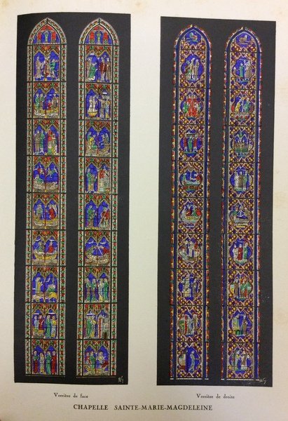 LES VITRAUX DE LA CHATHEDRALE DE CLERMONT-FERRAND. - (XII, XIII, …