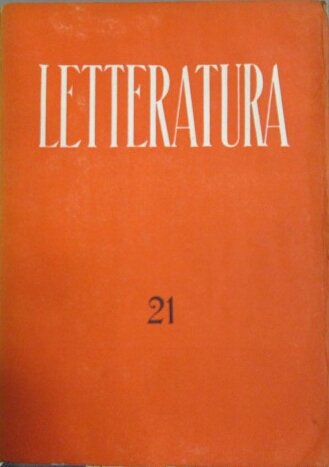 LETTERATURA. ANNATA 1942. - Rivista trimestrale di letteratura contemporanea. Diretta …