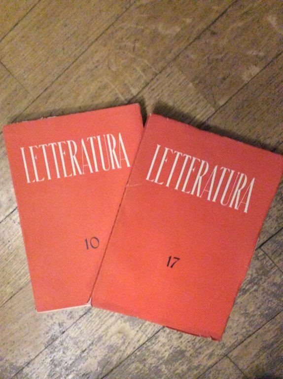 LETTERATURA: N. 10 e N. 17. - Rivista trimestrale di …