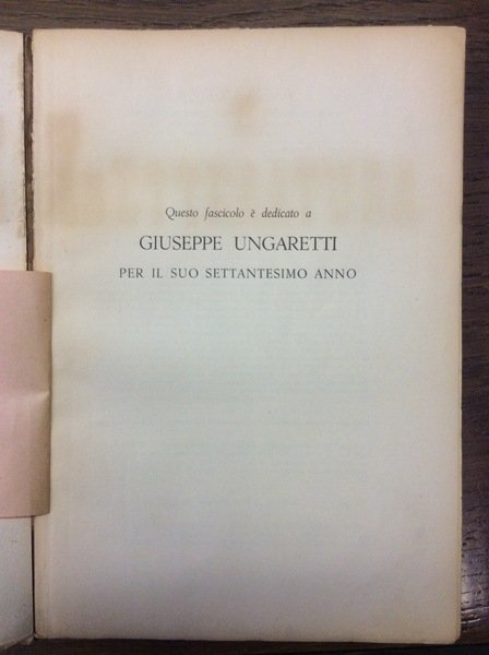 LETTERATURA. NN. 35-36 (SETTEMBRE - DICEMBRE 1958). - Rivista di …