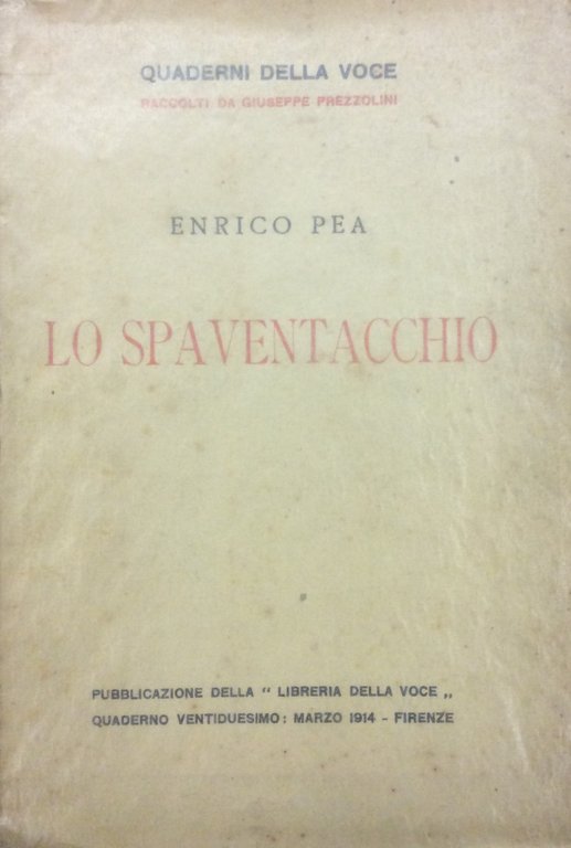 LO SPAVENTACCHIO.