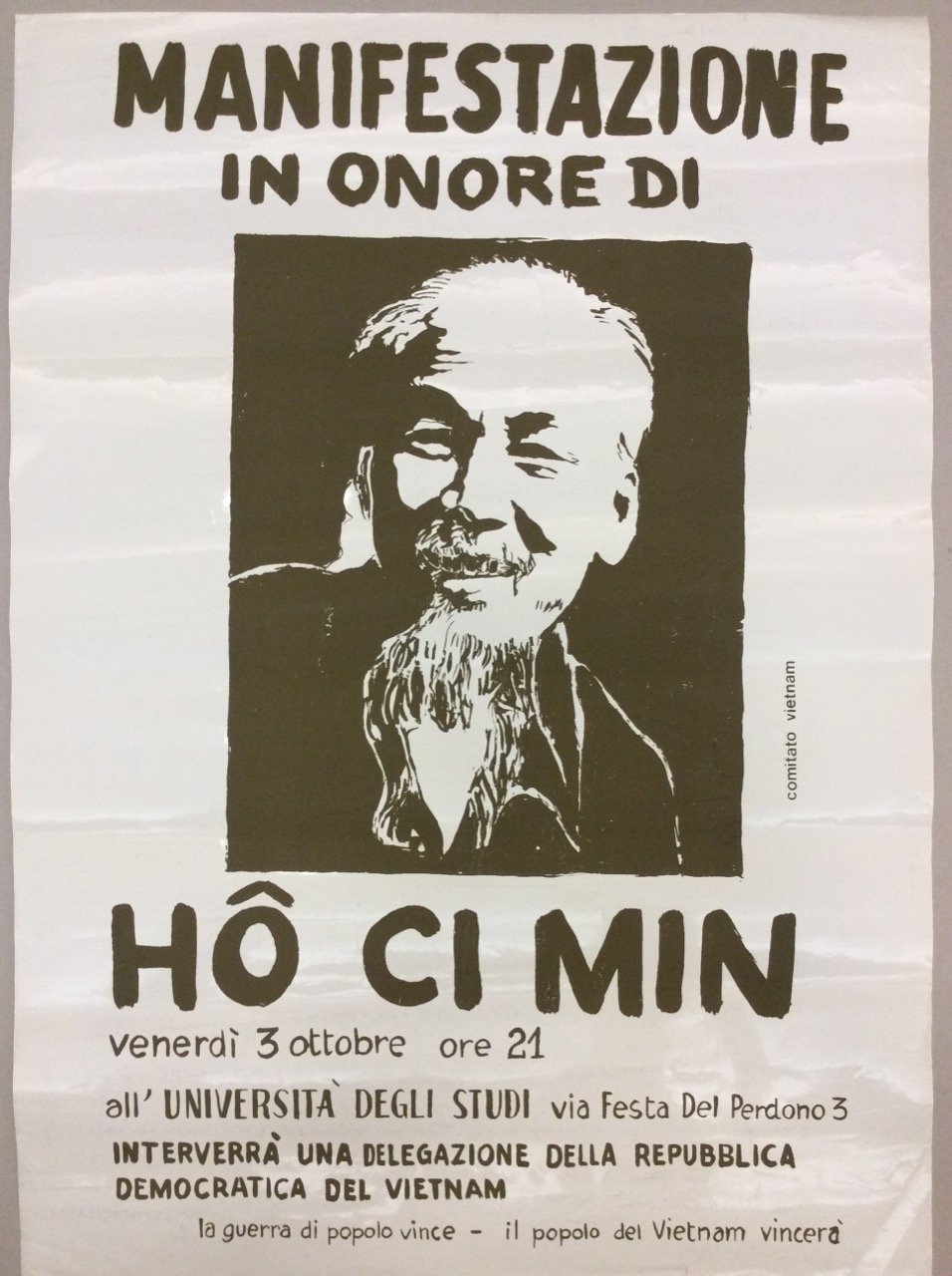 MANIFESTAZIONE IN ONORE DI HO CI MIN. - Venerdì 3 …