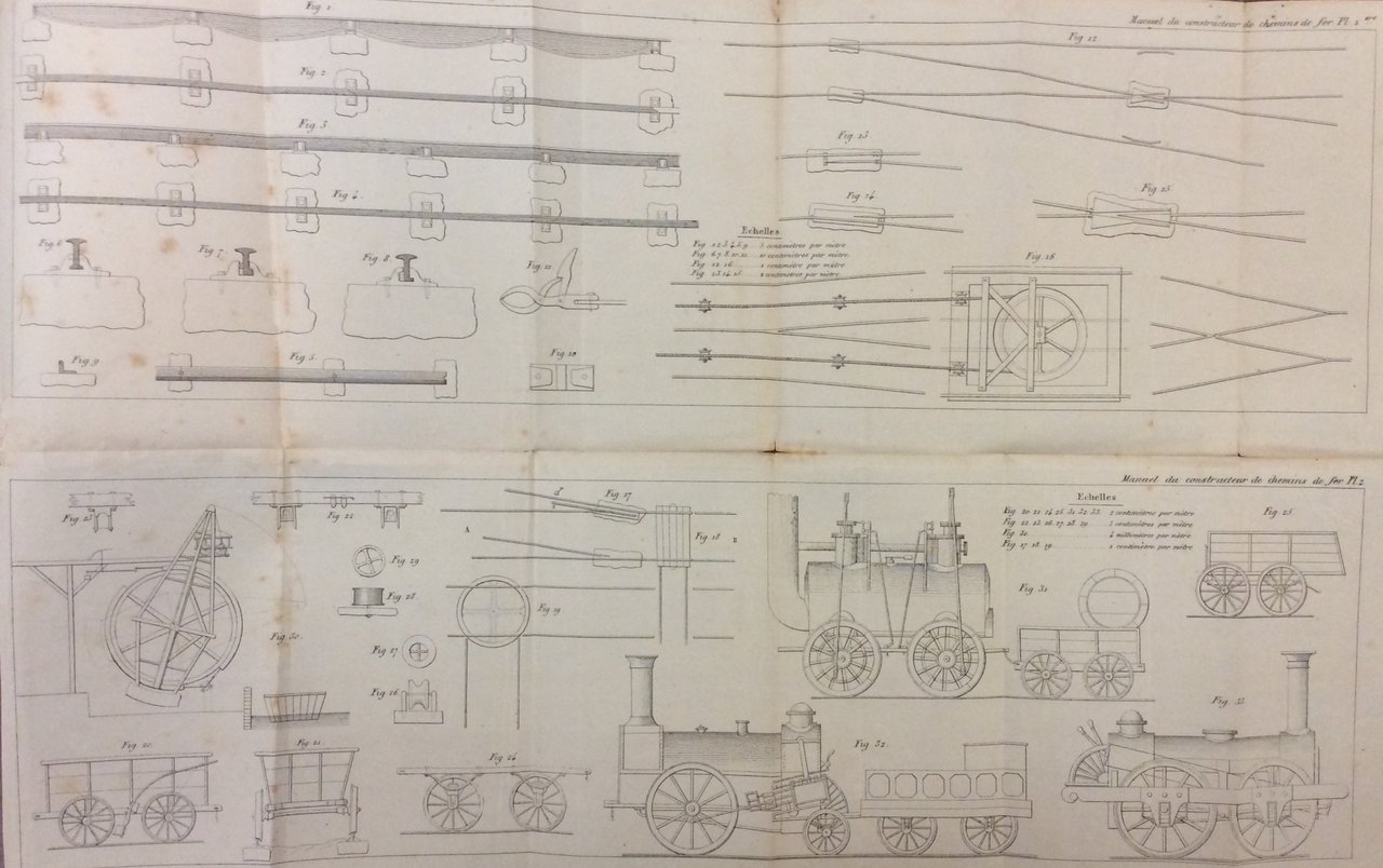 MANUEL DU CONSTRUCTEUR DE CHEMINS DE FER. - Ou essai …