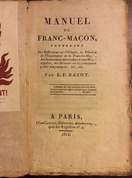 MANUEL DU FRANC-MACON.
