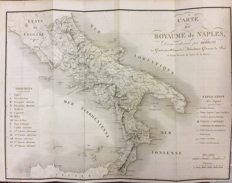 MEMOIRES HISTORIQUES POLITIQUES ET LITTERAIRES SUR LE ROYAUME DE NAPLES. …