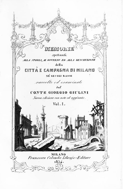 MEMORIE SPETTANTI ALLA STORIA, AL GOVERNO ED ALLA DESCRIZIONE DELLA …
