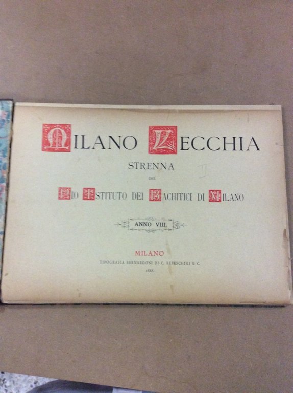 MILANO VECCHIA II. - Anno VIII.