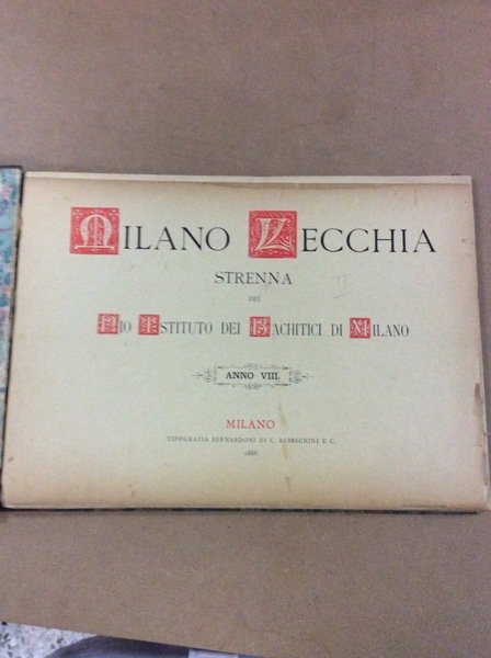MILANO VECCHIA II. - Anno VIII.