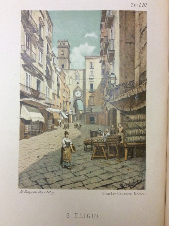 NAPOLI ANTICA ILLUSTRATA. - Con 118 Tavole in cromo-litografia.