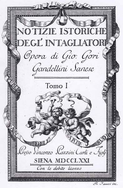 NOTIZIE ISTORICHE DEGL'INTAGLIATORI. | Immagine Gallery 1