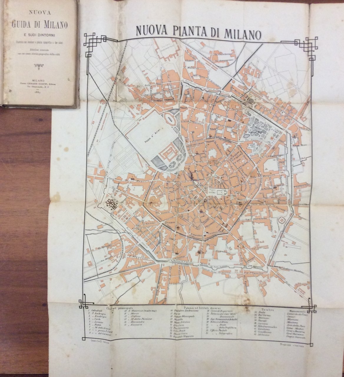 NUOVA GUIDA DI MILANO E SUOI DINTORNI. - Edizione accurata …