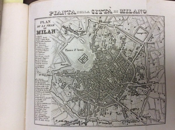 NUOVISSIMA GUIDA ARTISTICA MONUMENTALE E SCIENTIFICA DI MILANO. - Divisa …