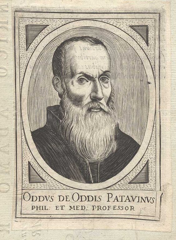 ODDUS DE ODDIS PATAVINUS. - Phil. et Med. Professor.