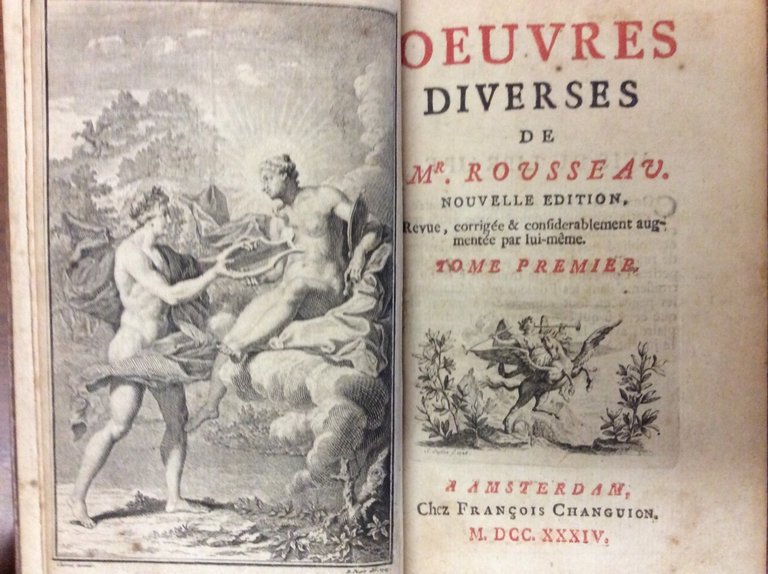 OEUVRES DIVERSES. - Nouvelle edition. Revue, corrigée & considerablement augmentée …