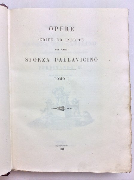 OPERE EDITE ED INEDITE.