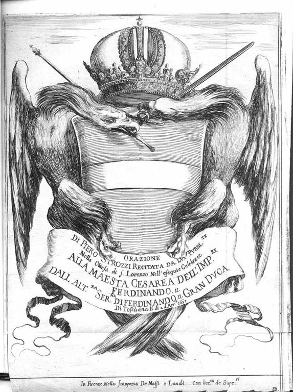 ORAZIONE FUNERALE... IN MORTE DELL'IMPERADORE FERDINANDO SECONDO.
