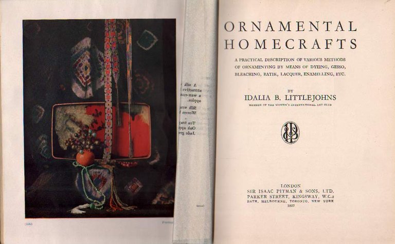 ORNAMENTAL HOMECRAFTS. - A practical description of various methods of …