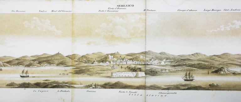 PANORAMA DELLA COSTA E DELLE ISOLE DI DALMAZIA NEI VIAGGI …