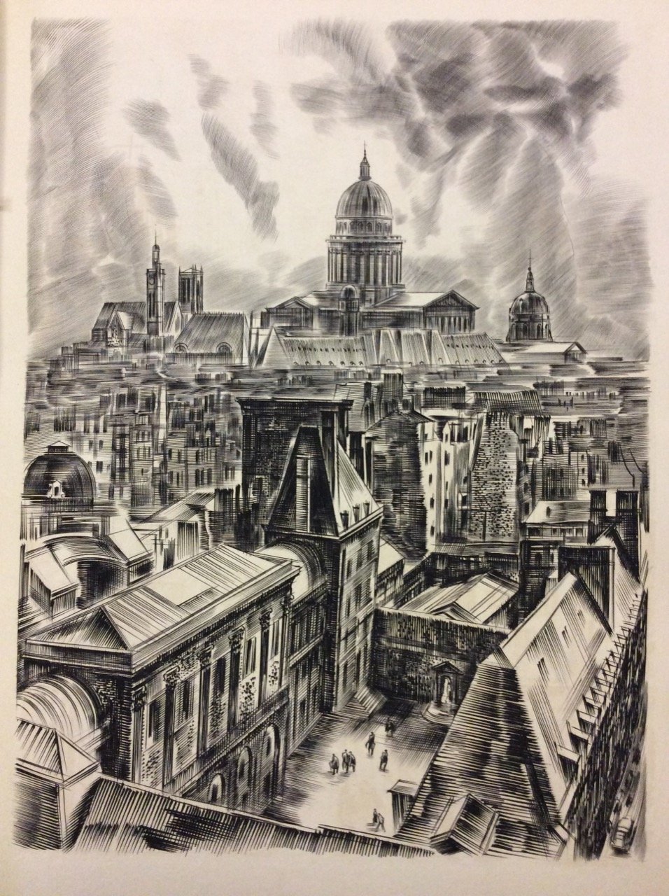 PARIS. - Burins d'Albert Decaris.