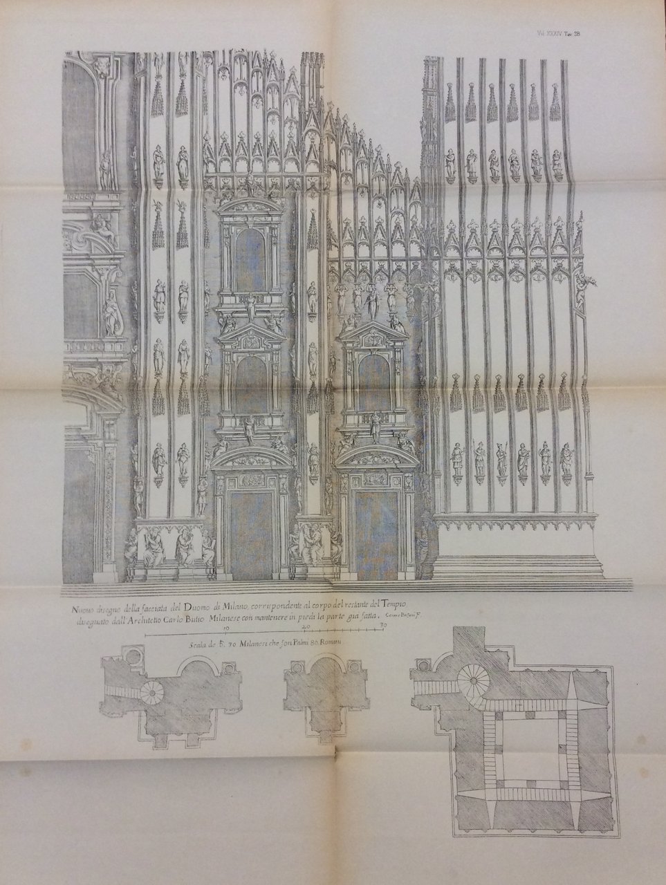 PER LA FACCIATA DEL DUOMO DI MILANO. - Nota del …