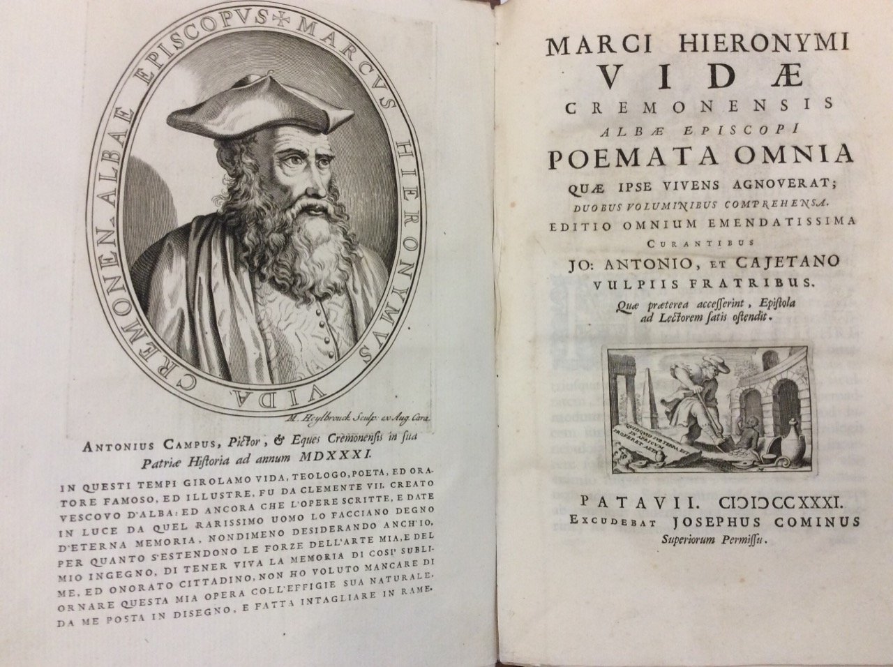 POEMATA OMNIA. - Quae ipse vivens agnoverat; duobus voluminibus comprehensa. …