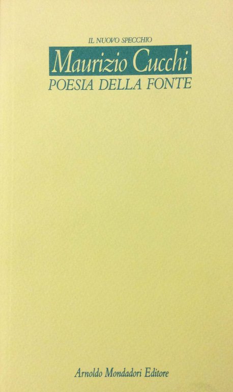 POESIA DELLA FONTE.
