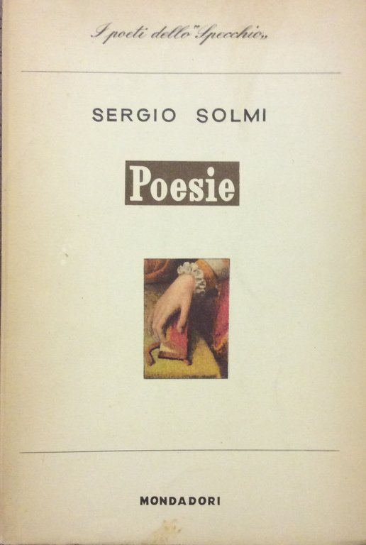 POESIE. - I poeti dello "Specchio".
