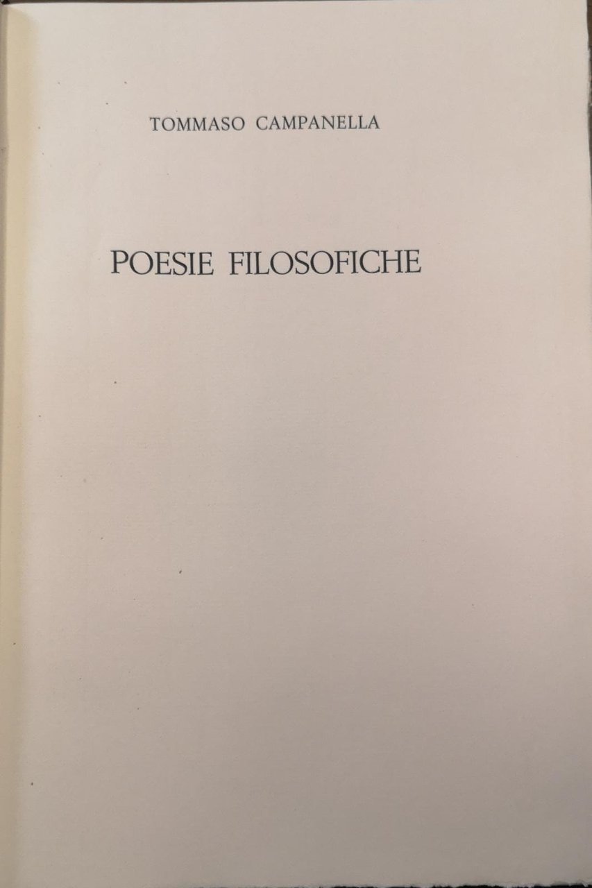 POESIE FILOSOFICHE. SCELTA D'ALCUNE POESIE FILOSOFICHE DI SETTIMONTANO SQUILLA CAVATE …