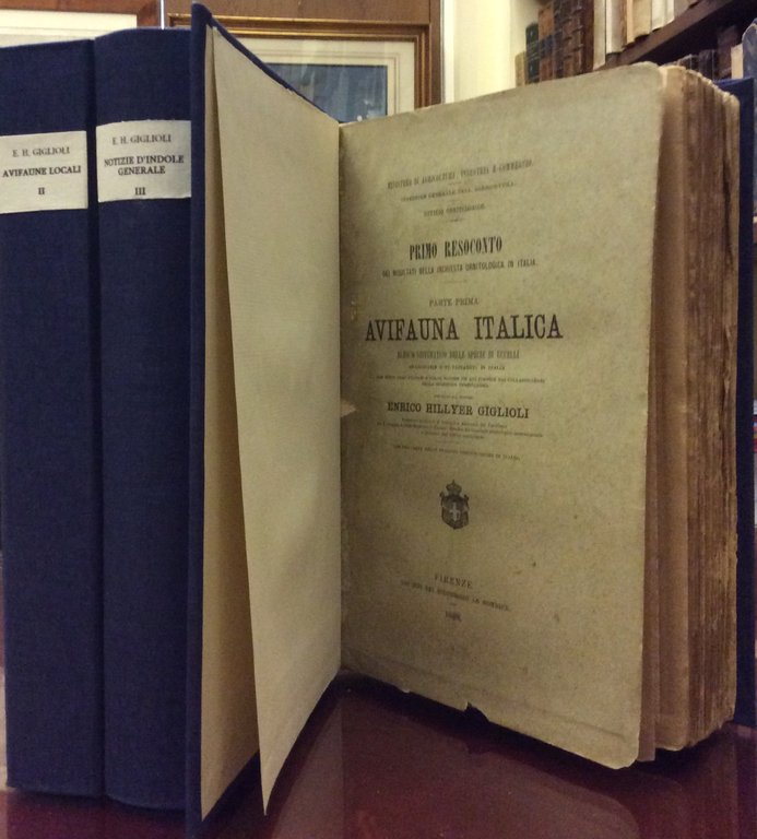 PRIMO RESOCONTO DEI RISULTATI DELLA INCHIESTA ORNITOLOGICA IN ITALIA. - …