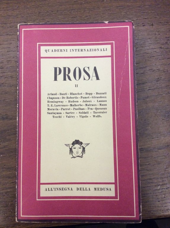 PROSA - II. - Quaderni internazionali a cura di Gianna …