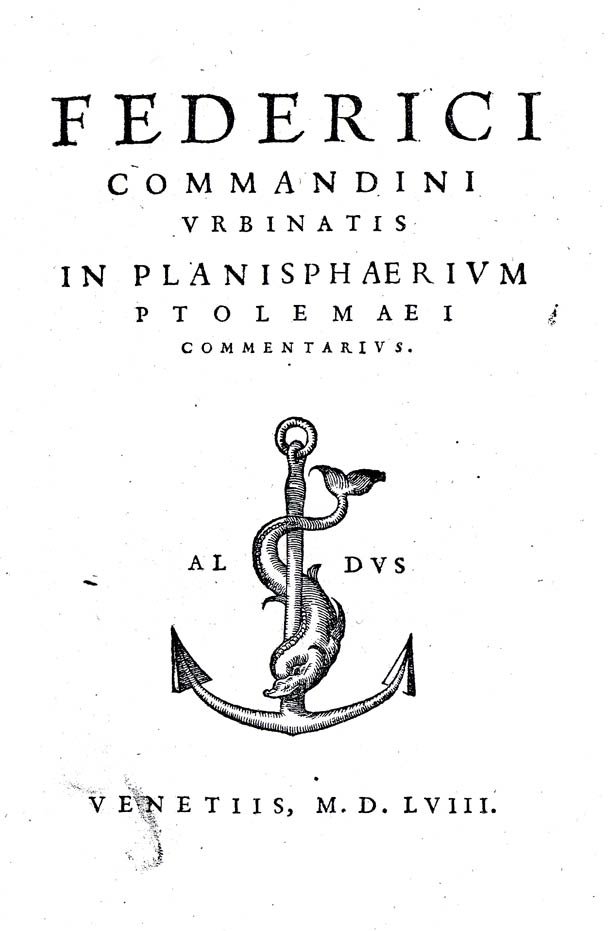 PTOLOMEI PLANISPHAERIUM... FEDERICI COMMANDINI URBINATIS IN PLANISPHAERIUM PTOLEMAEI COMMENTARIUS. | Immagine principale