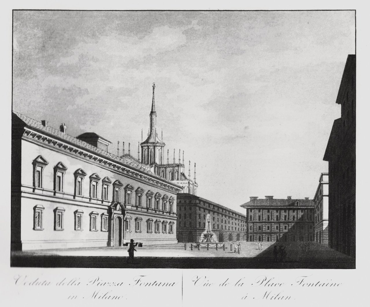 RACCOLTA DI 18 VEDUTE PRINCIPALI DI MILANO. - Disegnate dal …