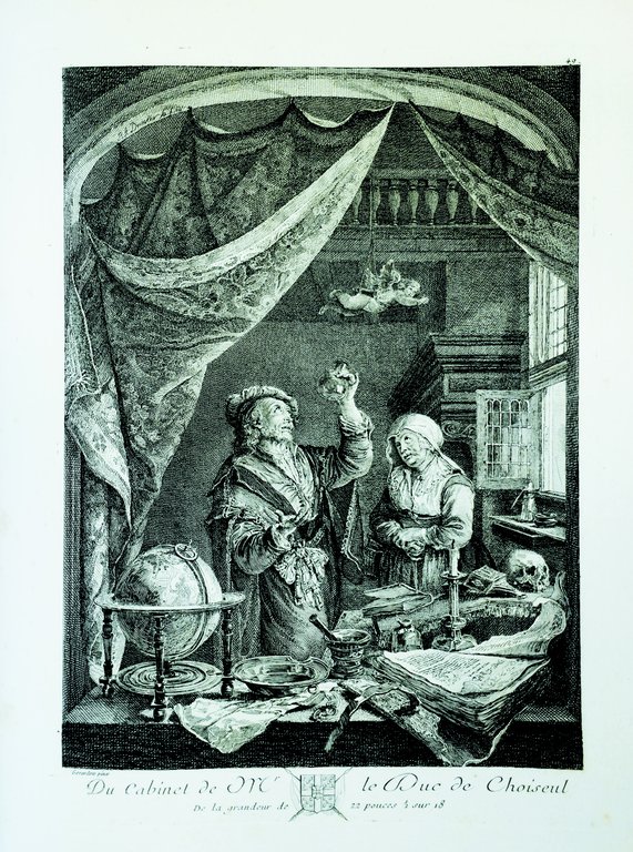 RECUEIL D'ESTAMPES GRAVEES D'APRES LES TABLEAUX DU CABINET DE MONSEIGNEUR …